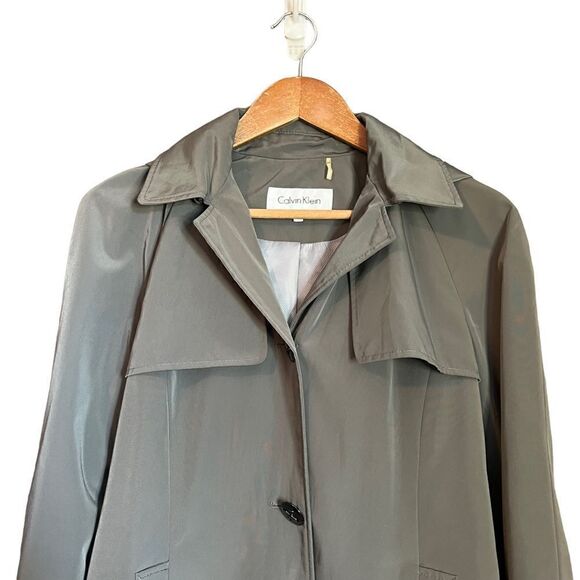 Calvin Klein trench style coat. Size xs - Picture 2 of 13
